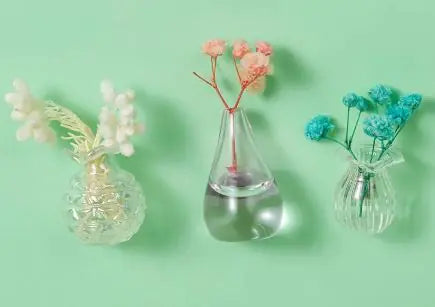 Plant Ceramic Vase Fridge Magnets