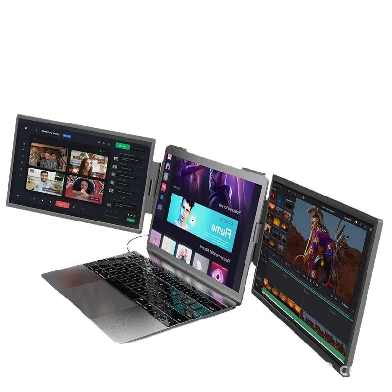 Dual-Screen 14-Inch Portable Monitor 