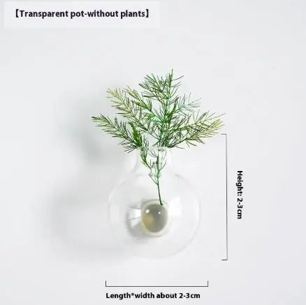 Plant Ceramic Vase Fridge Magnets