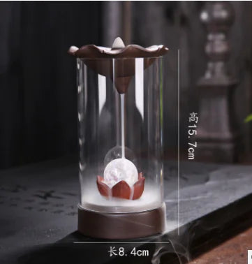 Buddha Backflow Incense Burner - Ceramic Home Decor (One)